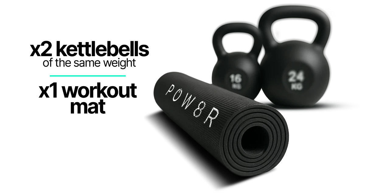 2 Kettlebells and a Mat