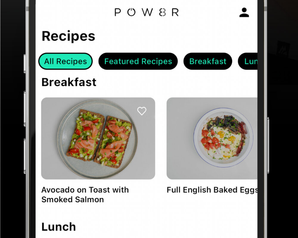 POW8R Recipes from the POW8R app